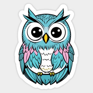 Kawaii Mr. Owl 12 Sticker